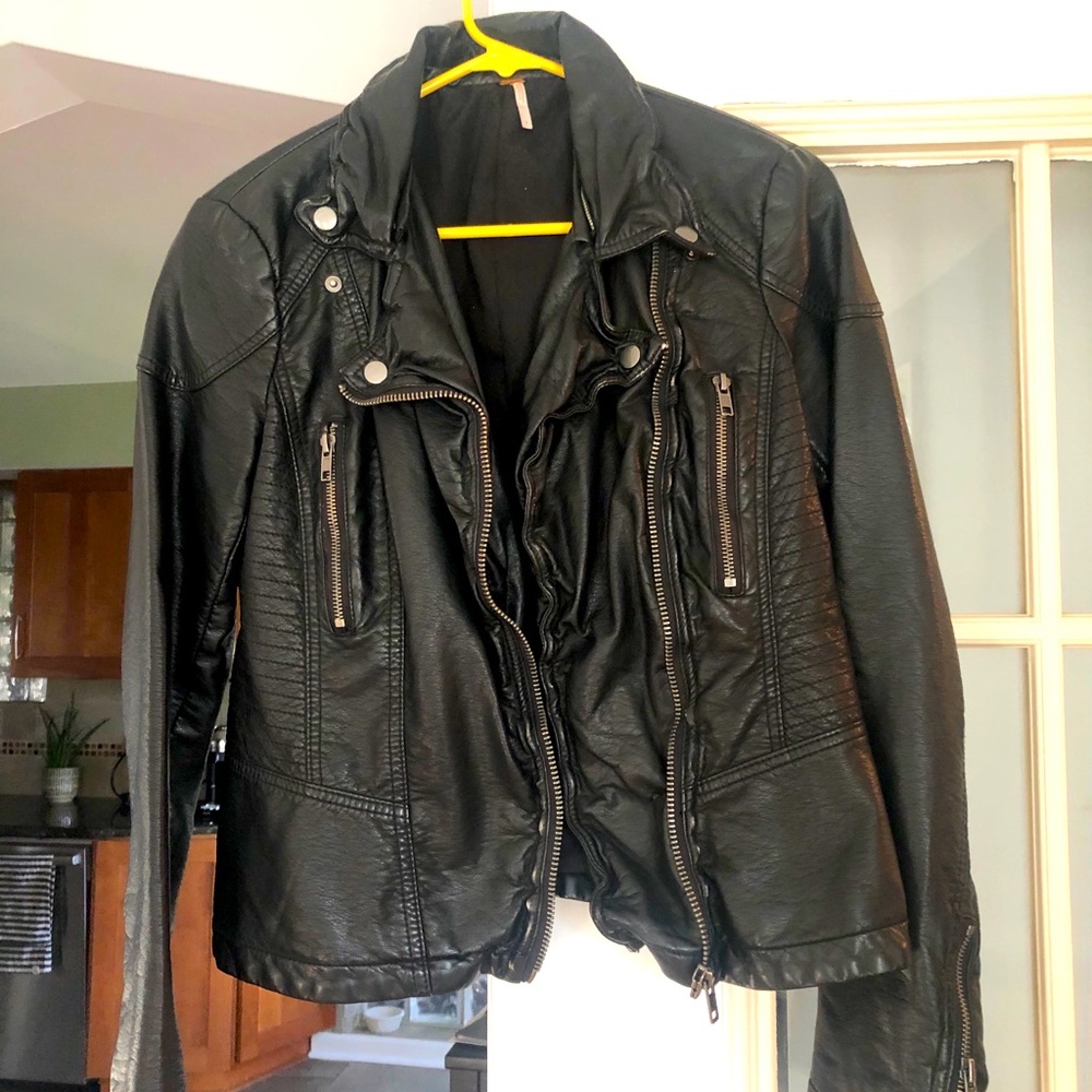 Free People Moto Biker Jacket